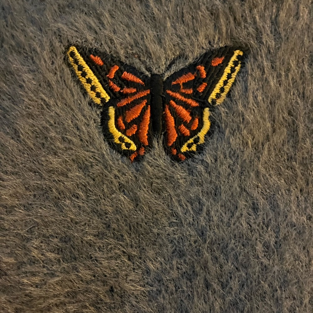 Butterfly Hollister Tank Crop Top